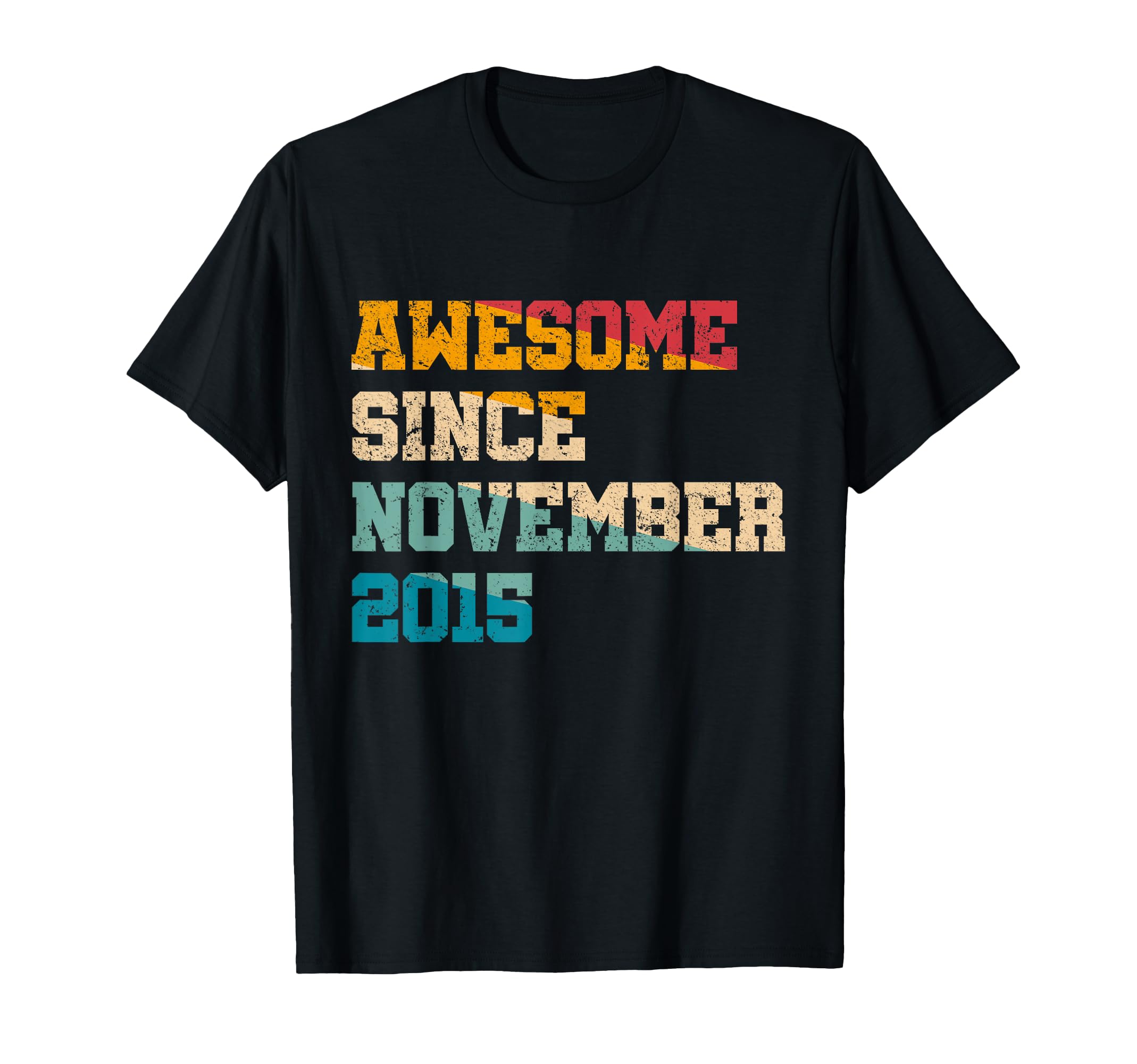 Awesome Since Funny Birthday Gifts Store By Mj9 Years Old Gifts Awesome Since November 2015 9th Birthday T-Shirt