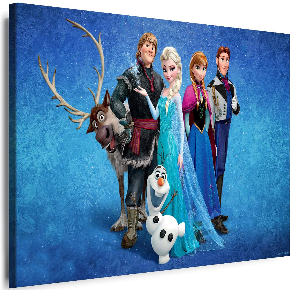 Julia-Art - Bilder Film Cartoons Tiere Kinder Prinzessin 100 x 70 cm LeinWandBilder Xxl - 1 Teilige WandBilder Art 3D Modern Kunstdrucke w-a-2063-10