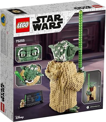 Miniatura 2 de Lego 75255 Star Wars Yoda, Set de construcción para niños +10 años con Espada Láser, Modelo Coleccionable
