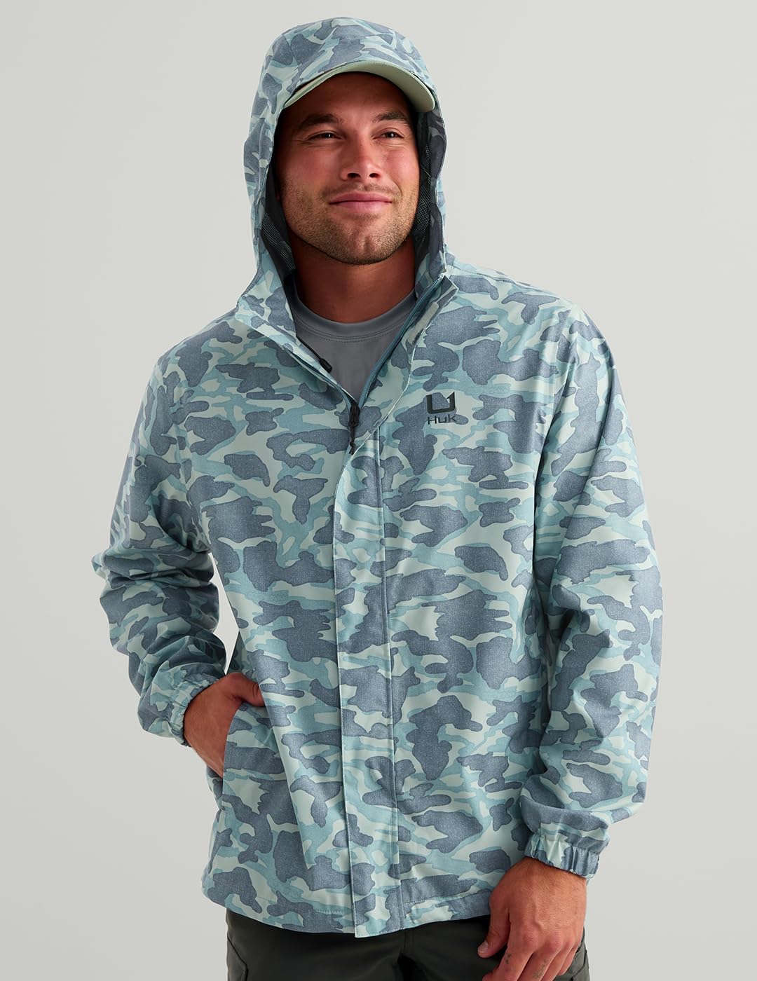 HUK - Men's Storm Jacket, Heavy Duty Fishing Rain Coat