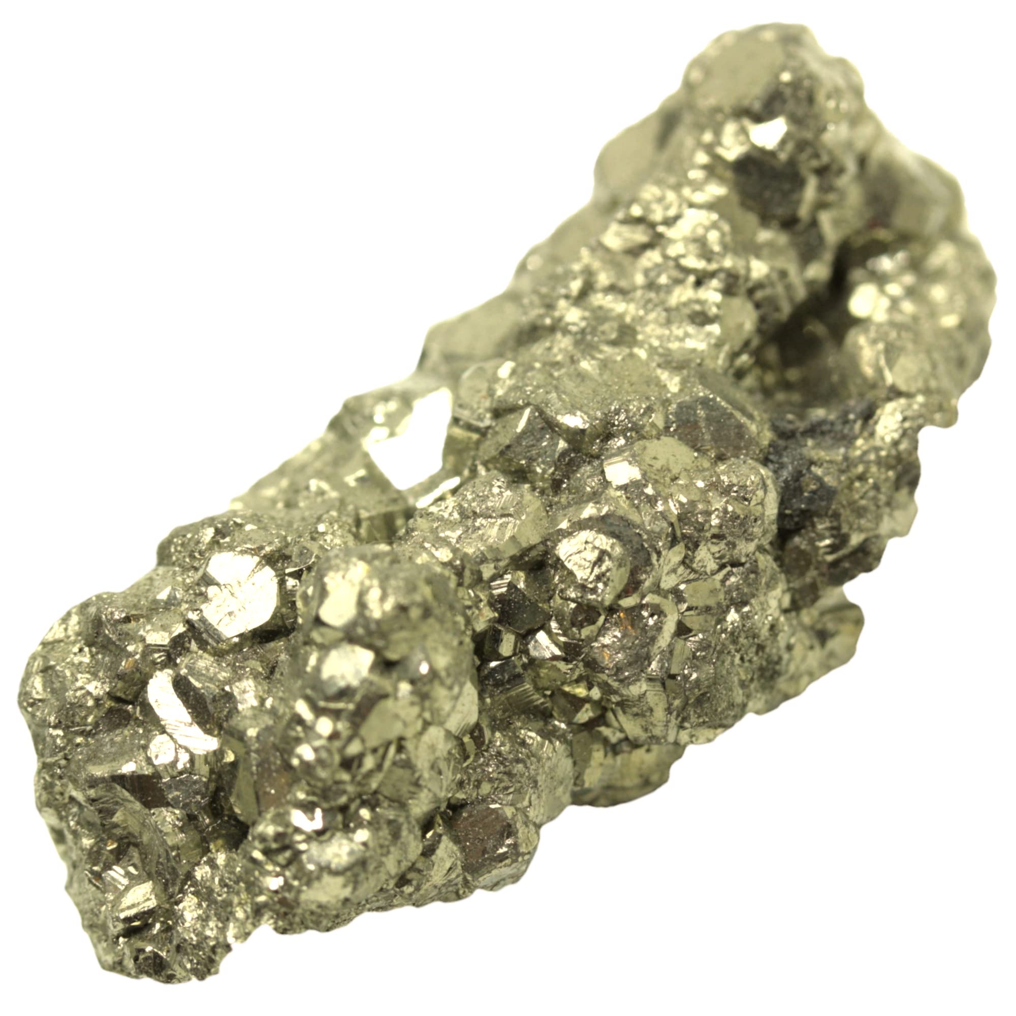 Cristal de pyrite I Pierre de guérison I Pierre brute I Pierre porte-bonheur (5 pièces)