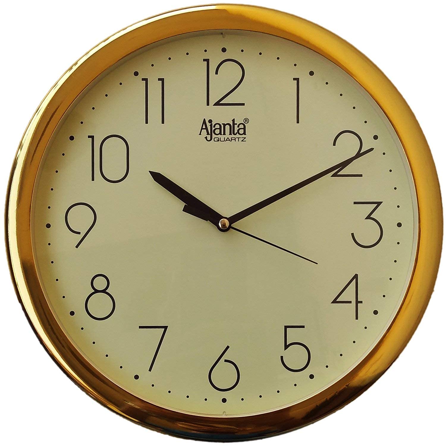 Buy Ajanta Designer Medium Round Wall Clock Battery Operated for