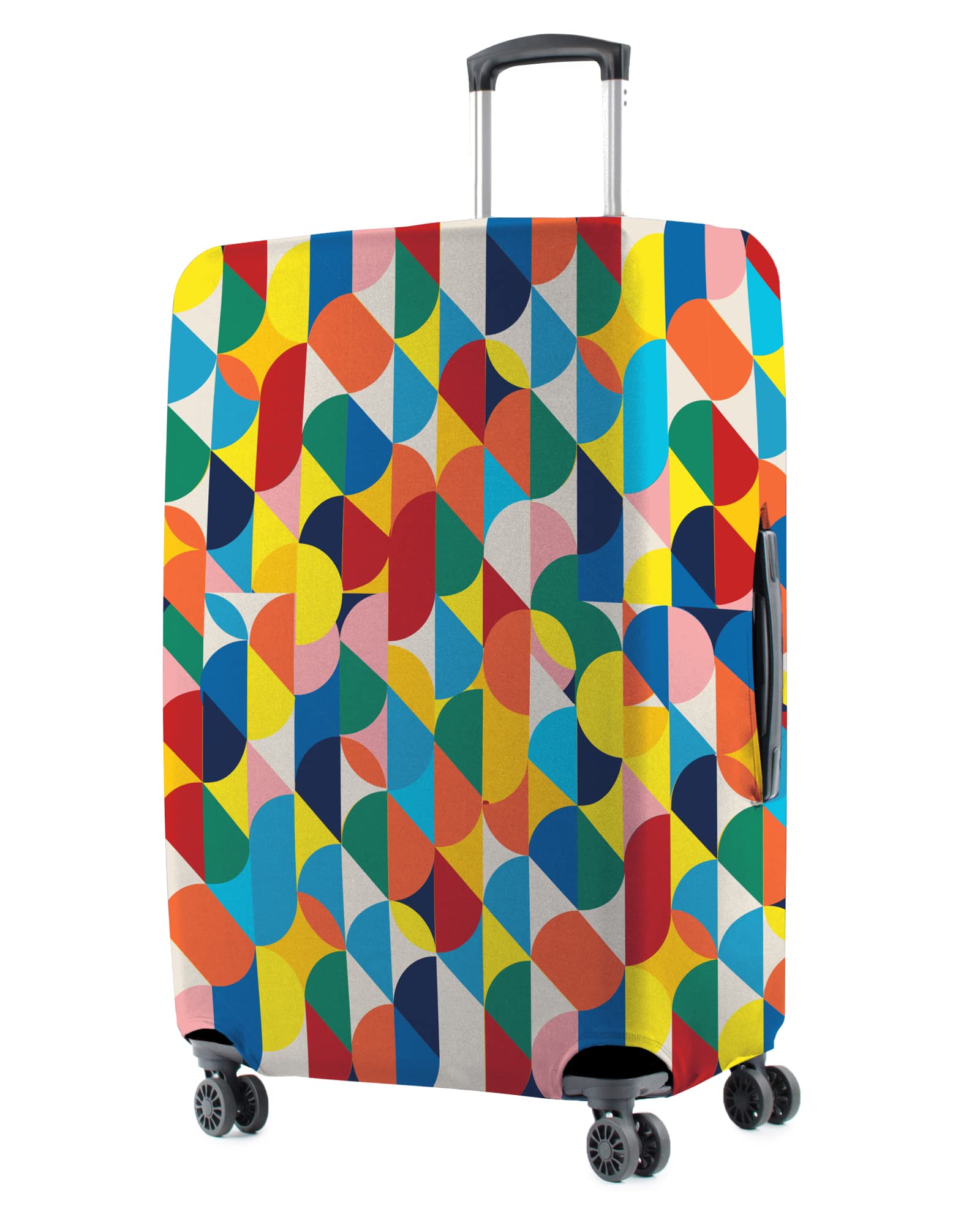 Polyester 75 (28 Inch) Large Protective Luggage Cover - Polka Design