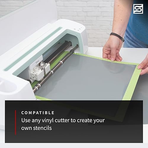 Miniatura 5 de Speedball Kit de vinilo para manualidades de serigrafía de lujo, uso con máquina de corte para imprimir camisetas y decoración del hogar