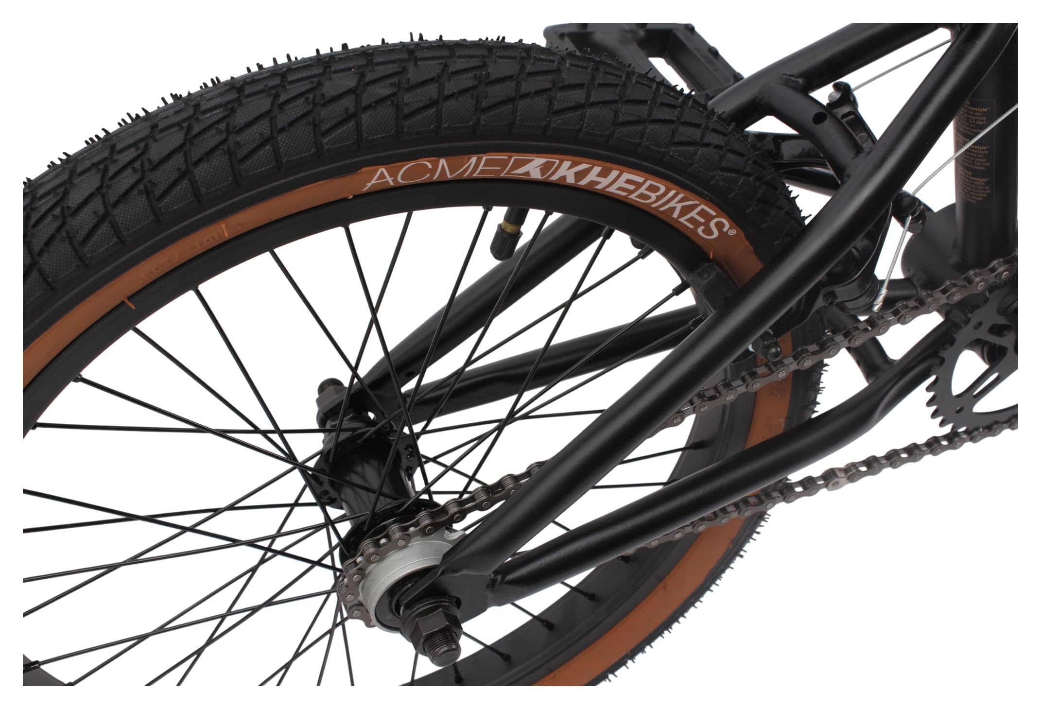 KHEbikes KHE Arsenic Vélo BMX 18" - Léger - 10,2 kg - BMX freestyle pour enfants et adolescents - Noir - 18" pour 125 à 145 cm - Modèle 2025