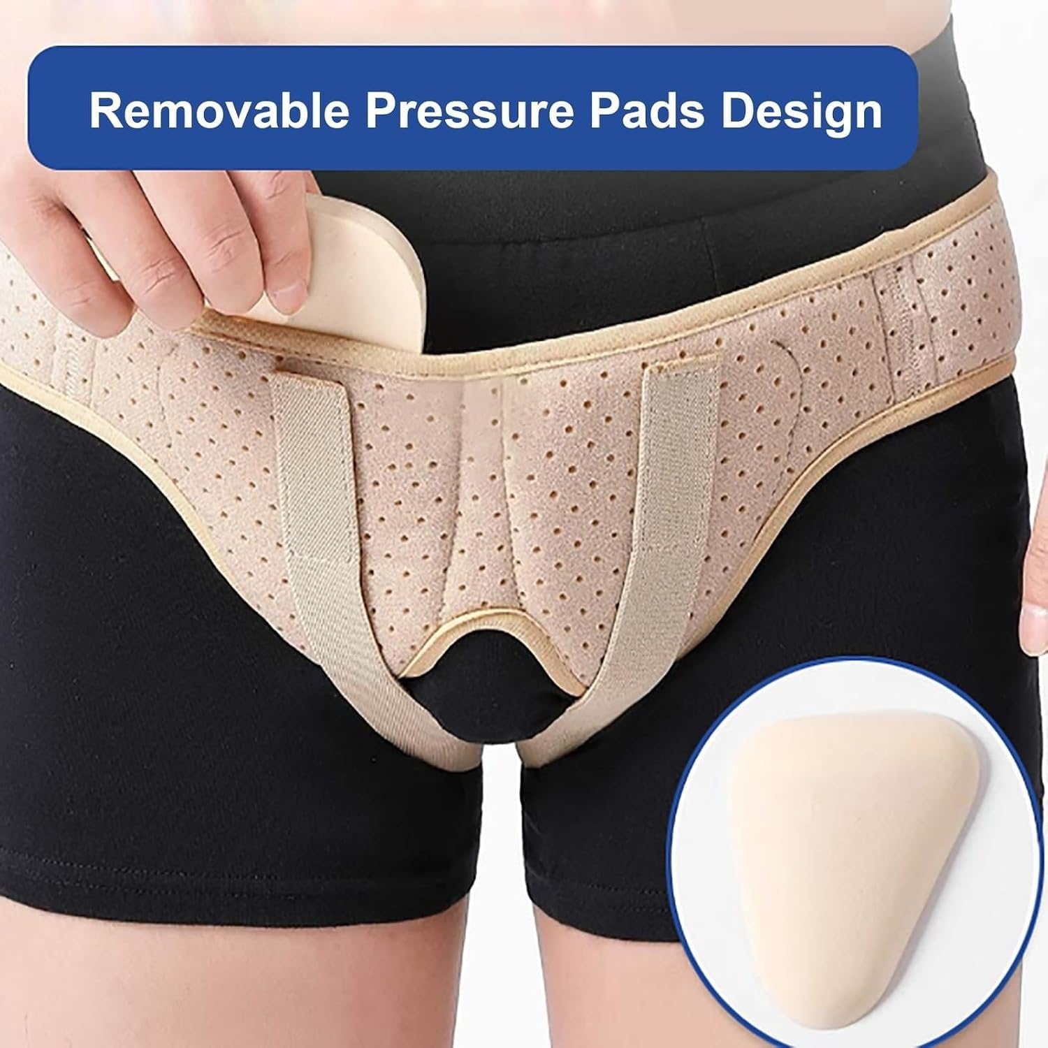 Herniengürtel Für Männer, Leistenbruch Bandage Verstellbar Mit Stützkissen, Leistenbruchgürtel Herren, Bruchband Für Männer, Diskreter Hüftgurt Und Bauchbandage Für Den Täglichen Gebrauch XL