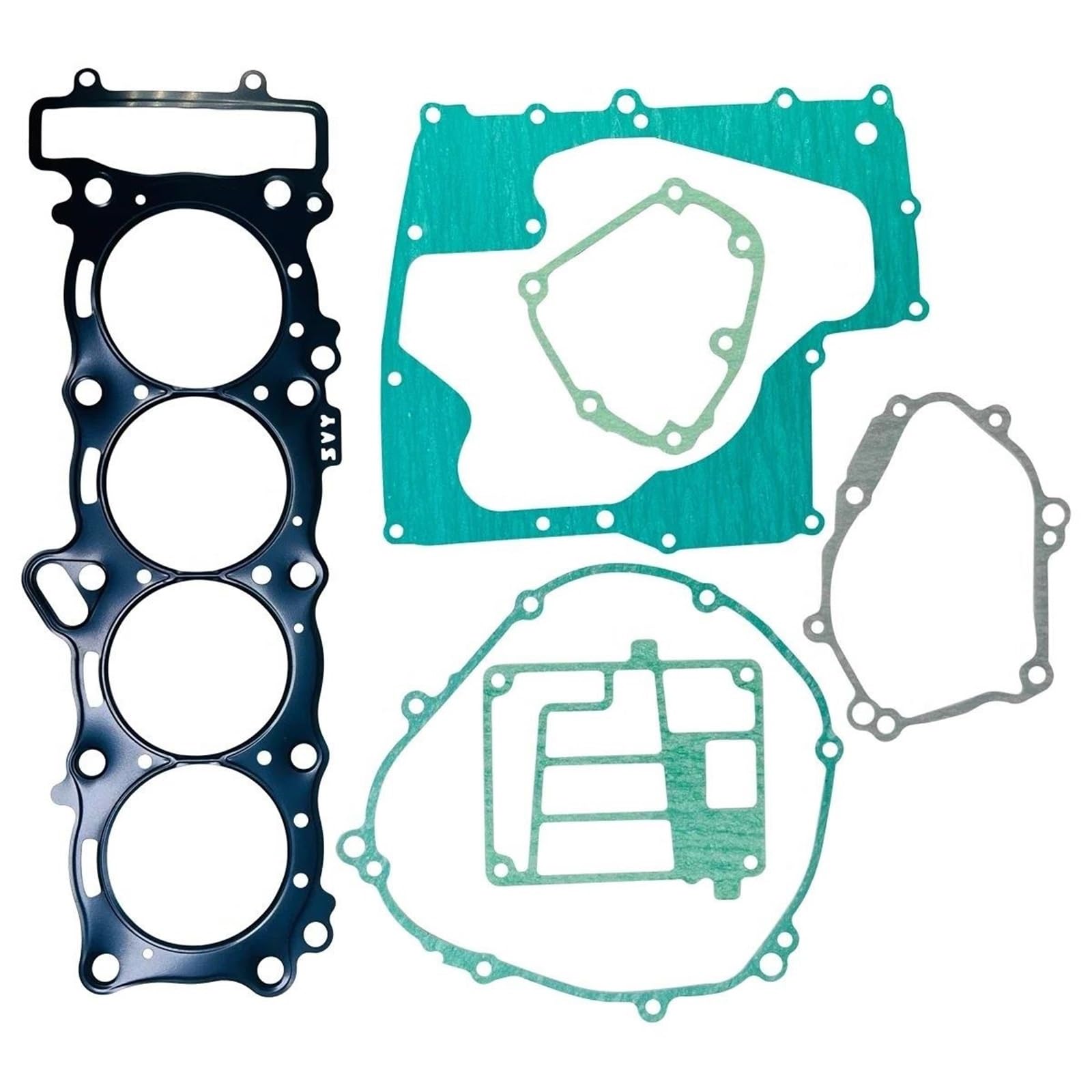 Kit riparazione guarnizioni Accessori Moto Testata Cilindro Coperchio Coperchio Coppa Olio Kit Guarnizioni Set Per Yamaha Per YZFR1 2004-2006