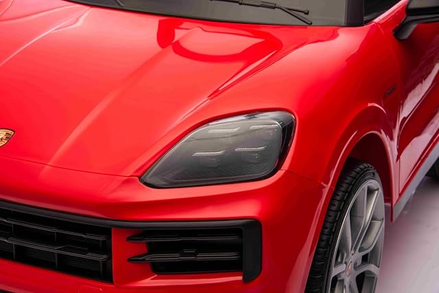 Foto 2 de 8 de Coche eléctrico para niños Porsche Cayenne 12V con tracción Trasera