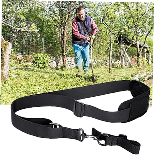 Miniatura 3 de OFFSCH 1pc Cortacésped Correa de hombro Línea Trimmer Arnés ajustable Nylon Cinturón Trimmer Suministro