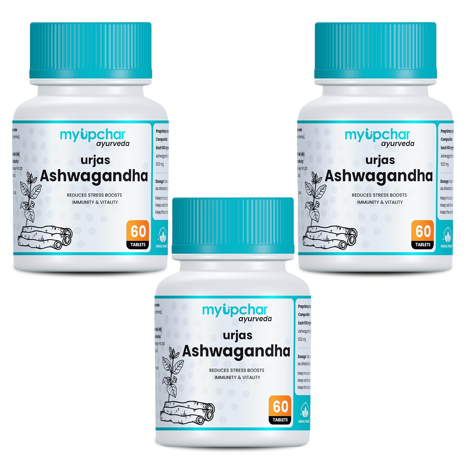 myUpchar Urjas Ashwagandha 500mg Tailored for Bodybuilders and Gym-Goers Stamina Booster, Muscle Recovery, Immune Support, Stress Reduction 60 Tablets (Pack of 3) (B0D8QD1YKK) Amazon Price History, Amazon Price Tracker