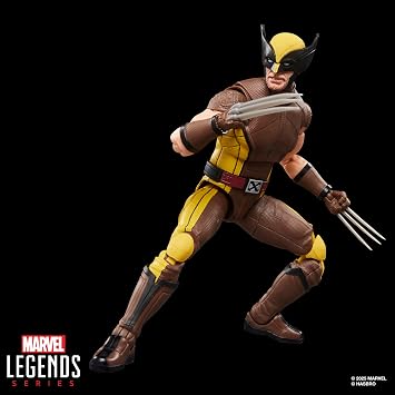 Marvel Legends Serisi Wolverine (Kahverengi Takım Elbise), Marvel Studios'un Deadpool & Wolverine Film Koleksiyonluk 15 cm Aksiyon Figürü Hediyesi