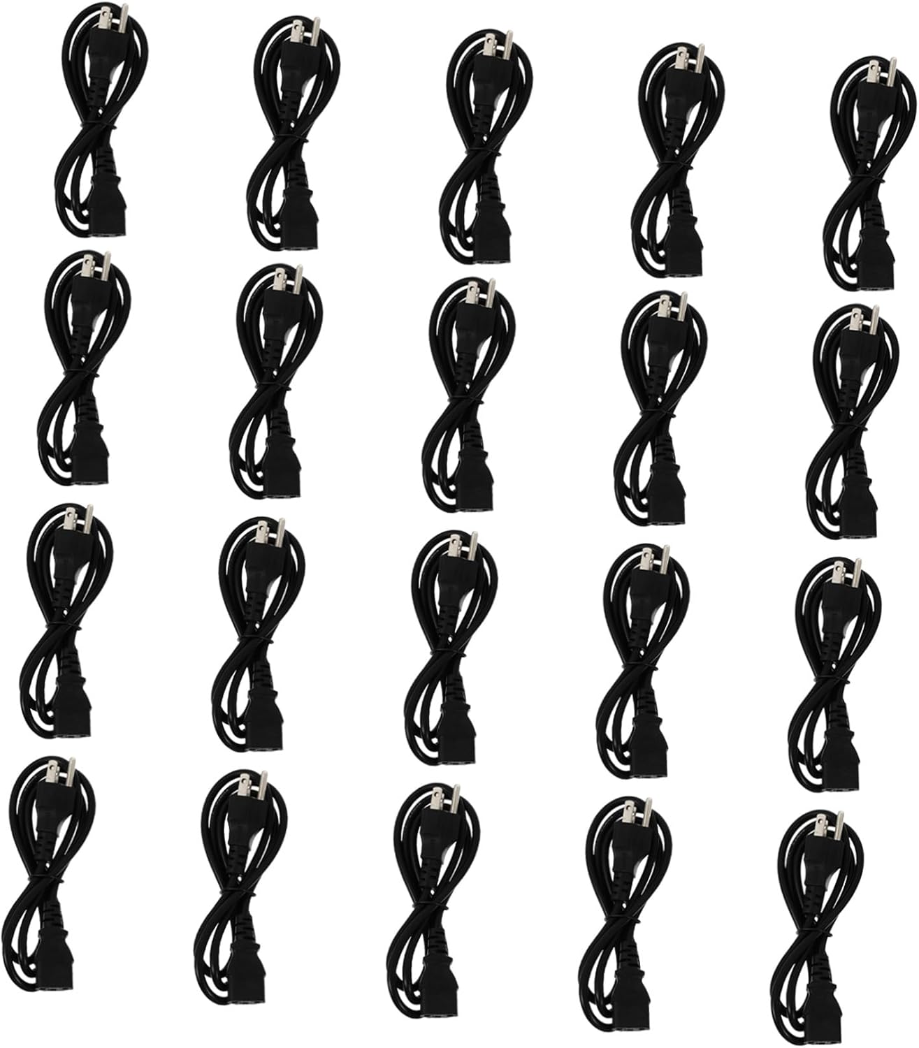 OSALADI 100pieces Plug Cord Replacement for Printer Power Cord Iec Power Cable