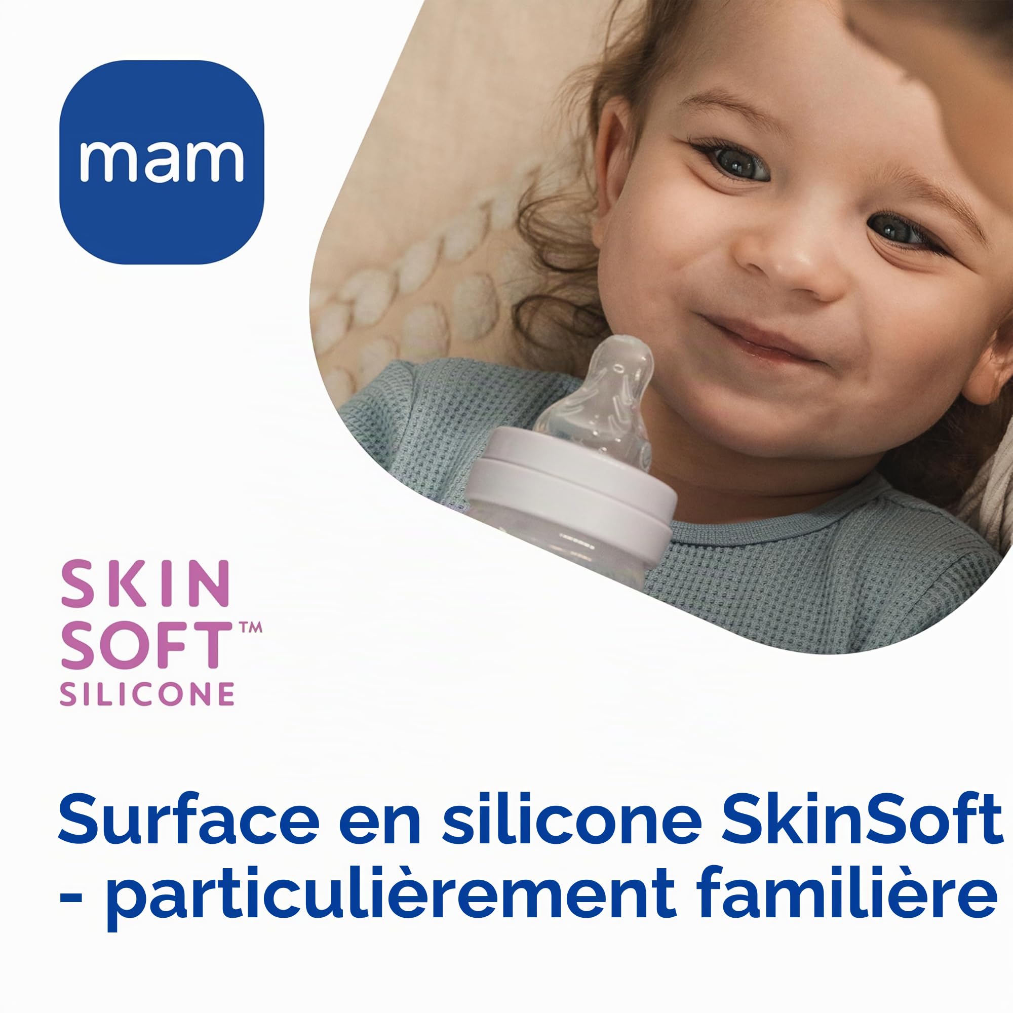 MAM Lot de 4 tétines en silicone