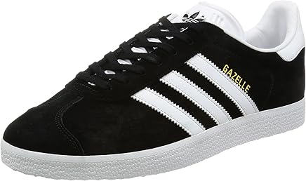 adidas gazelle mens black and white