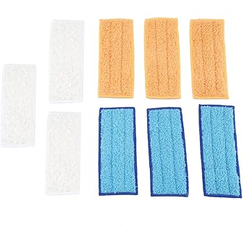 Keepow Washable Microfiber Cleaning Pads For Irobot Braava Jet 240 241 Included 2 Pcs Wet Pads 2 Pcs Damp Pads And 1pcs Dry Pad Amazon Co Uk Kitchen Home