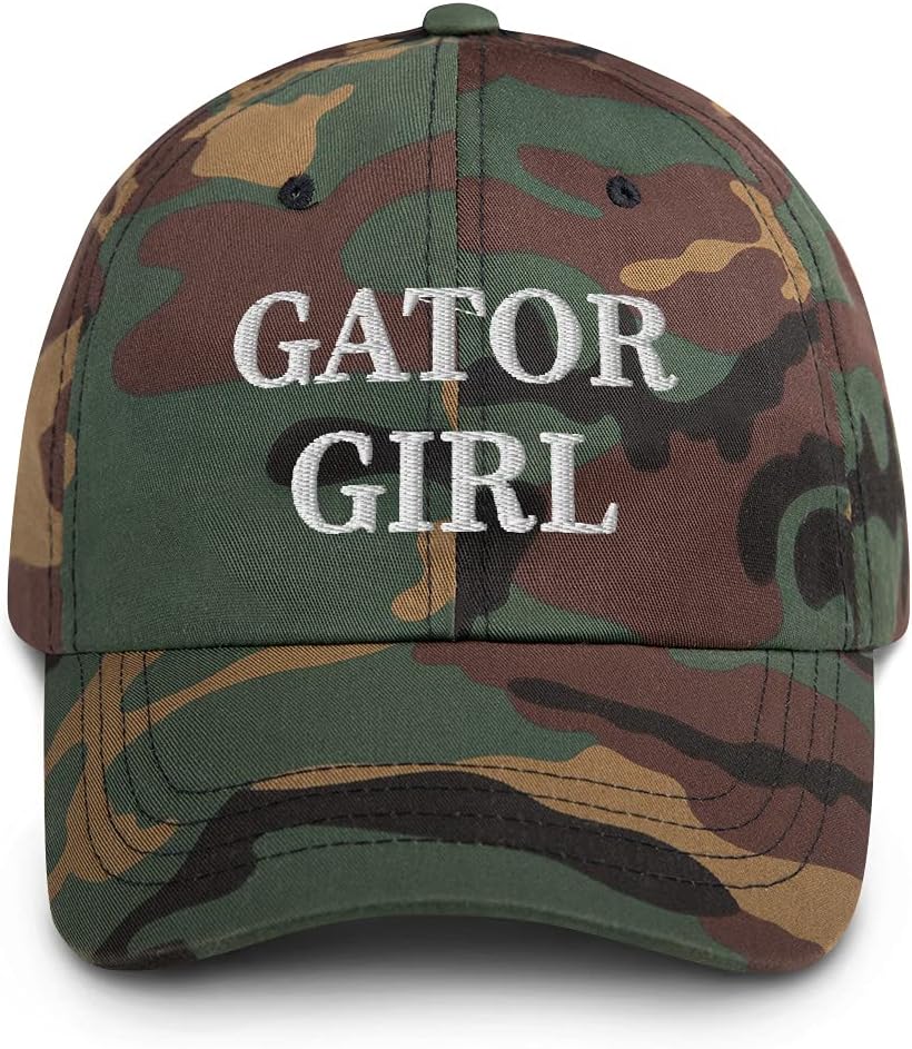 Gator Girl Hat (Embroidered Dad Cap)