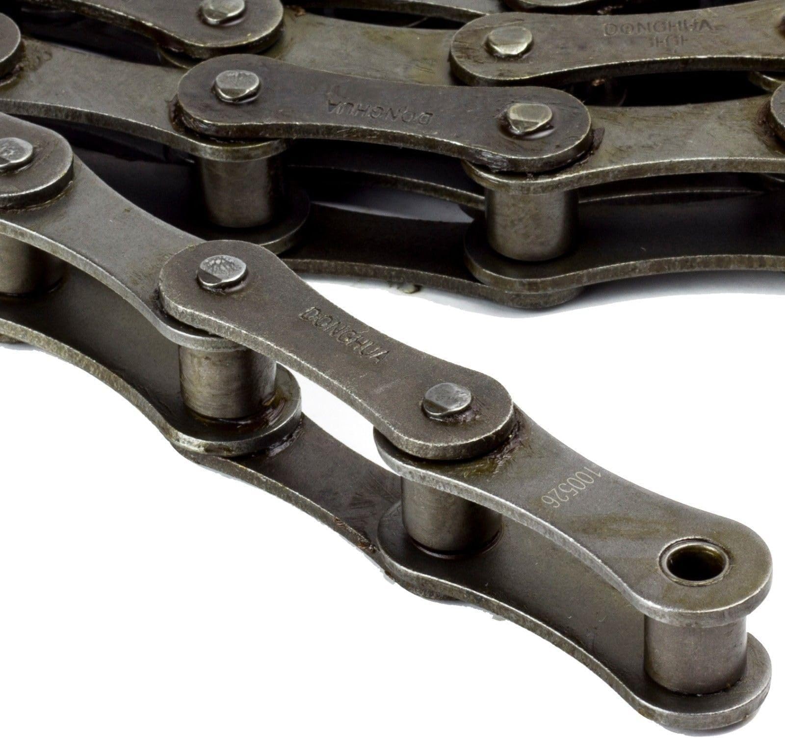 Jeremywell A2040 Conveyor Roller Chain 10 Feet with 1 Connecting Link - Double Pitch - Agricultural Roller Chain