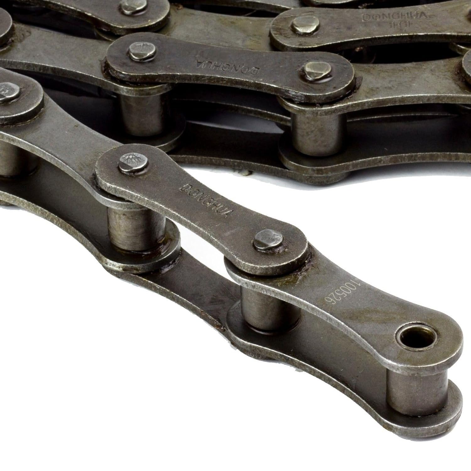Jeremywell A2040 Conveyor Roller Chain 10 Feet with 1 Connecting Link - Double Pitch - Agricultural Roller Chain