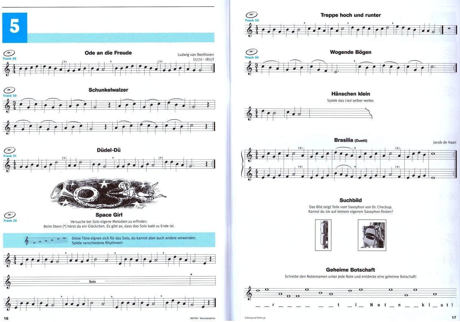 Escuchar, leer y jugar para saxofón tenor - Volumen 1 - Escuela de saxofón tenor por Jaap Kastelein, Michiel Oldenkamp con AUDIO ONLINE 56 páginas ISBN: 9789043163019 [Electrónica]