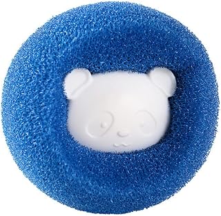 10 Pack Laundry Balls Decontamination and Anti Winding Laundry Cleaning Balls Household Hair Removal Sponge Magic Cleaning Balls Laundry Hair Sticking Magic Tool(蓝色（细网常规）)