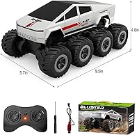 Vista 7 de Auto de control remoto anfibio, camioneta todoterreno 8WD, camión monstruo 1:14, juguetes para niños a control remoto, camiones RC impermeables