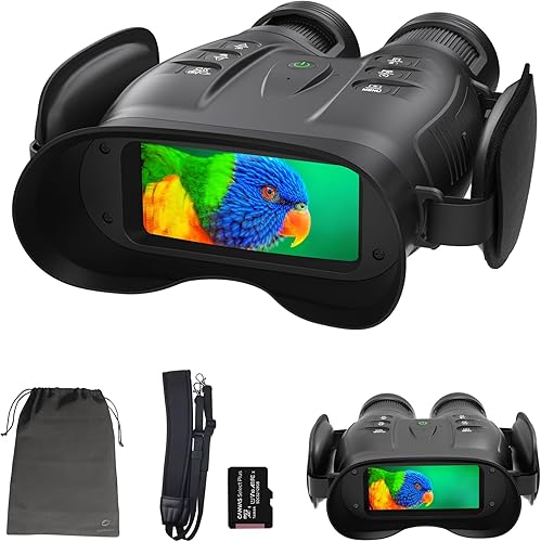 oneleaf.ai Encuentra binoculares NV200 True 4K de 1.378 in de visión nocturna, gafas de visión nocturna para observación/caza, distancia de visión