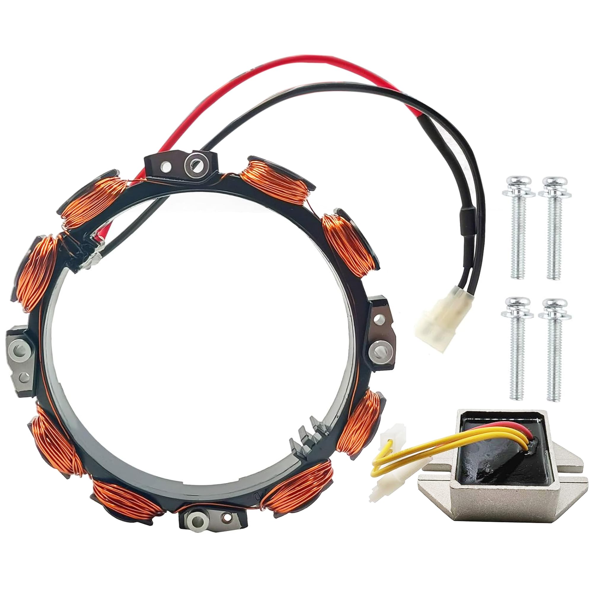 Chikia 592831 - Bobina de estator de alternador de repuesto para BS 696459 394890 393374 691185 797375 797182 691063 393800 Toro LX426 LX466 Cubcadet CC760 933 3E 9333 R Tractor cortacésped con