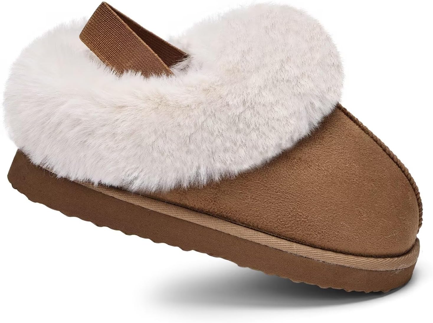 IceUnicorn Toddler Slippers with Backstrap Girls Boys Fuzzy House Shoes Kids Warm Memory Foam Slippers Bedroom Slides for Indoor Outdoor - Image 4