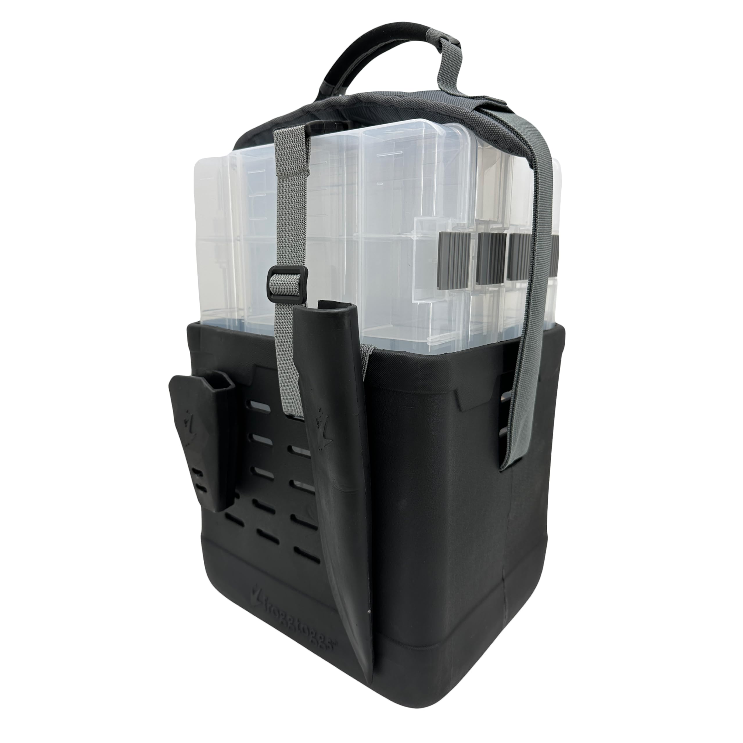 FROGG TOGGS EVA Tackle Vault Tote, Lightweight Customizable Tackle Bag with Accessories
