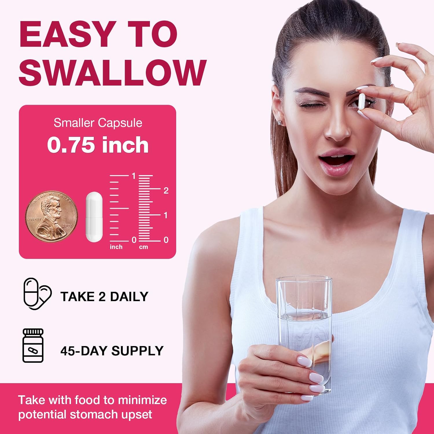 ZEBORA Probiotics for Women, Vaginal Probiotic with Cranberry, Organic Prebiotics, D-Mannose, & Vitamin C - Support Urinary Tract Health, Vaginal pH, & Gut Health - Gluten Free, 90 Vegan Capsules - Image 8