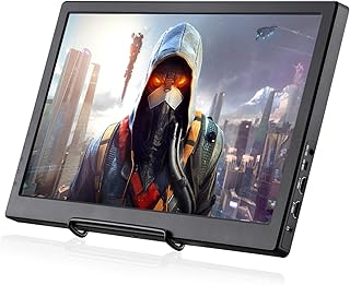 KALESMART Portable Gaming Monitor 15.6 Inch Full HD PC Monitor with Double HDMI 1920x1080 IPS Display with Audio Output for Raspberry Pi PS4 WiiU Xbox One S Windows 7 8 10