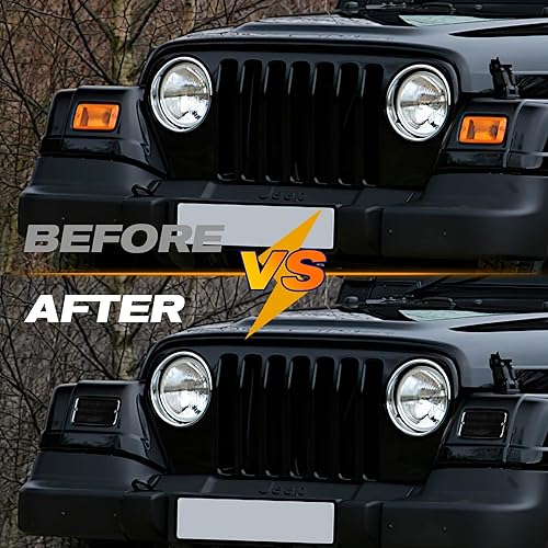 Miniatura 9 de Switchback - Luces direccionales laterales ensamblables, parachoques delantero secuencial dinámico LED ámbar y luz de circulación diurna blanca luz