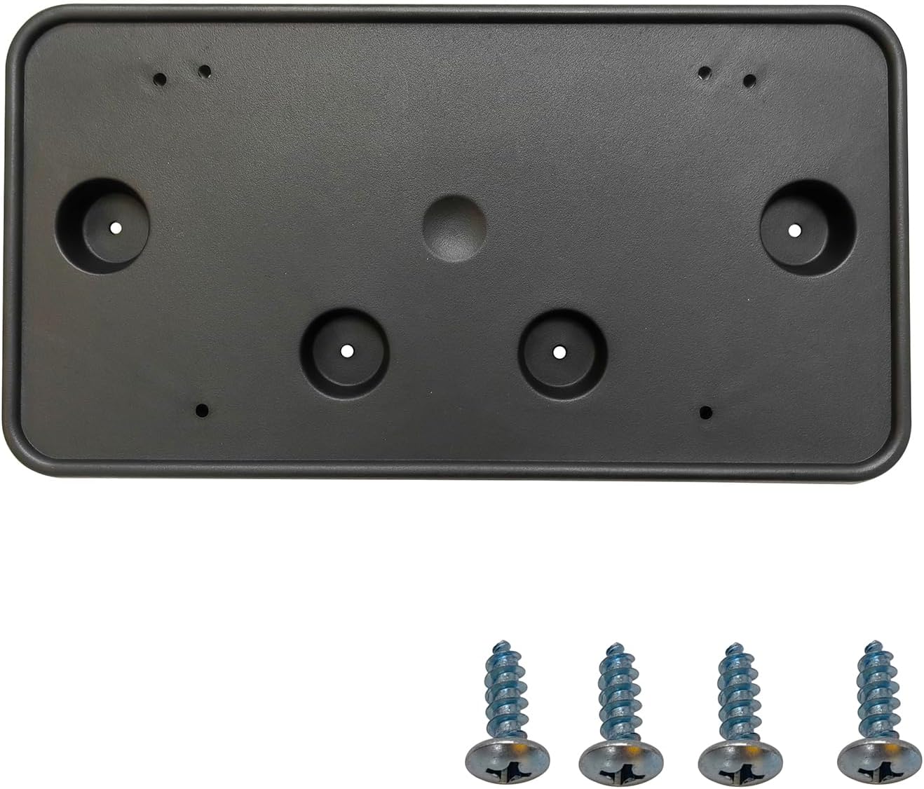 GSRECY Front License Plate Bracket Frame Holder w/Hardware Compatible with Chevrolet Chevy Silverado 1500 2019-2022, 2022 Silverado 1500 LTD, GM1068200 84428905