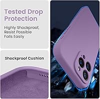 Vista 542 de FireNova Designed for iPhone 13 Pro Max Case, Silicone [Camera Protection] Phone Case with [2 Screen Protectors], Soft Anti-Scratch Microfiber Deep
