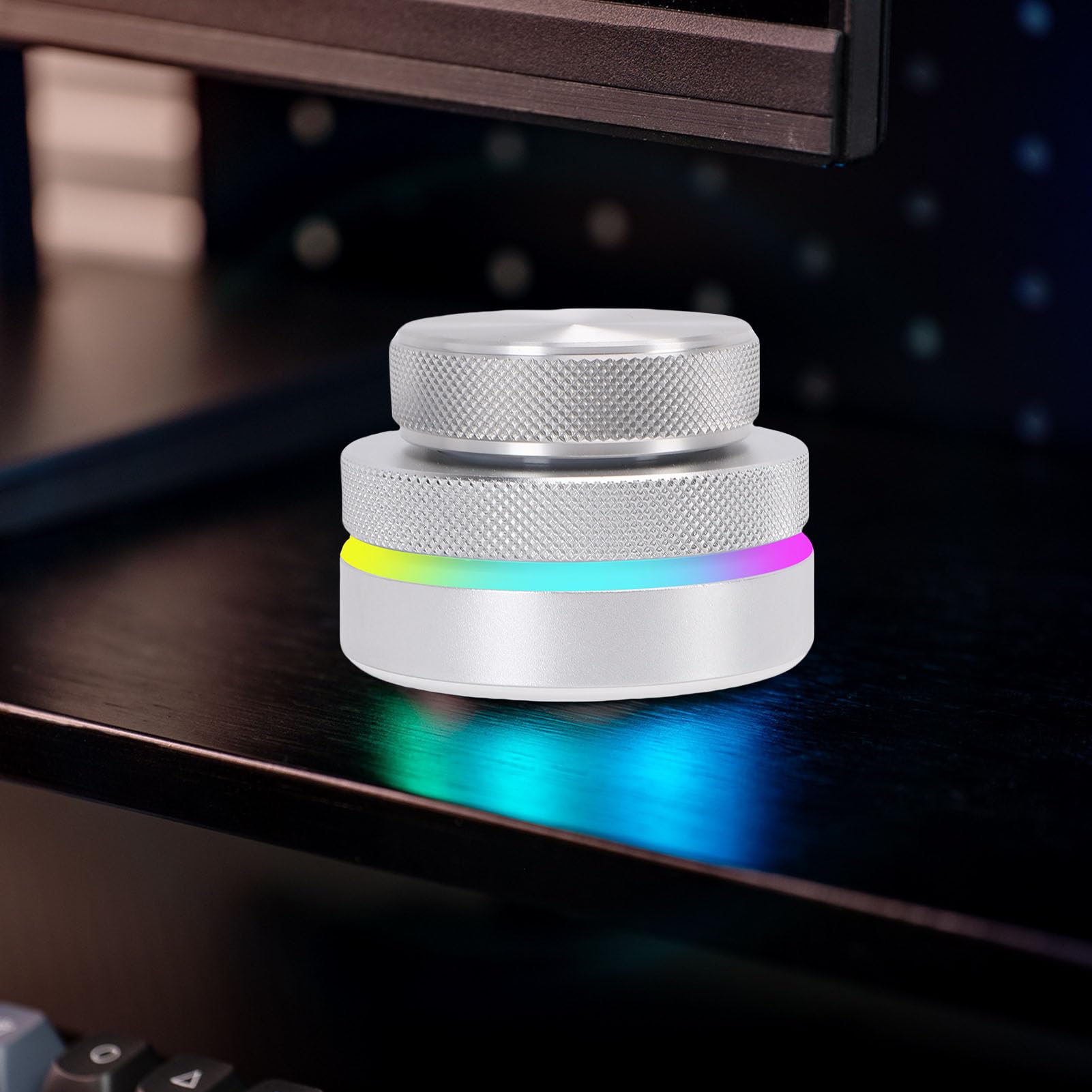 Anpassbarer -Controller, Bluetooth 5.0 2,4 G USB C Kabelgebundenes RGB-Licht mit DREI Modi, mit EIN-klick-Eingang für Multimedia-Digital-Audio-Workstation-Videobearbeitung