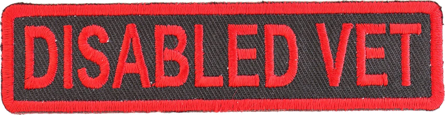 Disabled Vet Patch - 4x1 inch