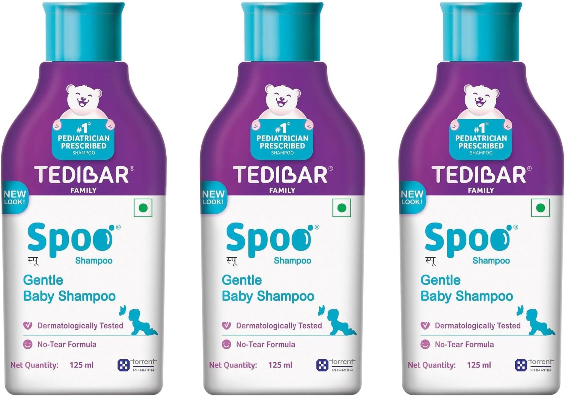 Curatio Baby Spoo Shampoo 125ml (Pack of 3)