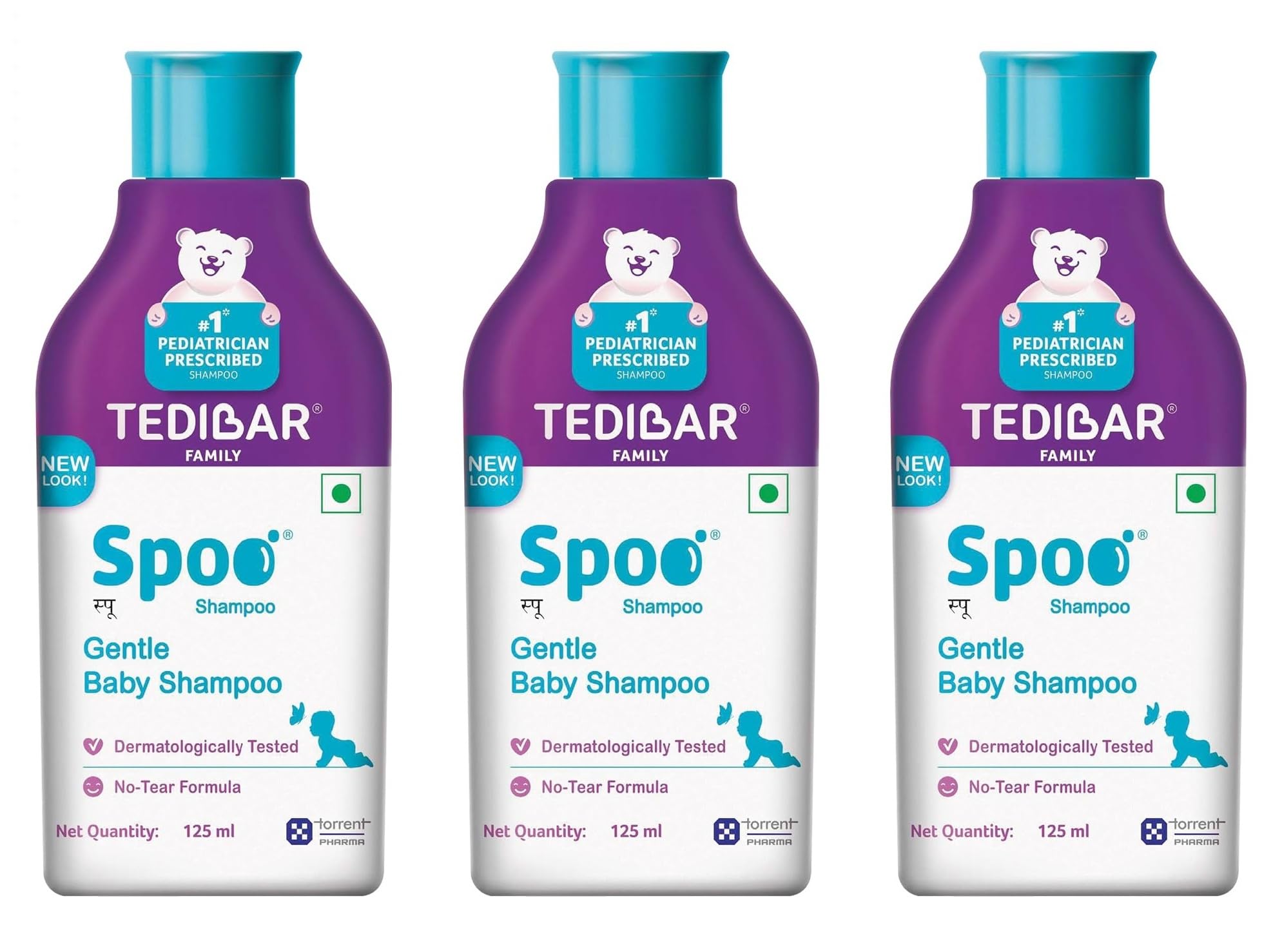 Curatio Baby Spoo Shampoo 125ml (Pack of 3)