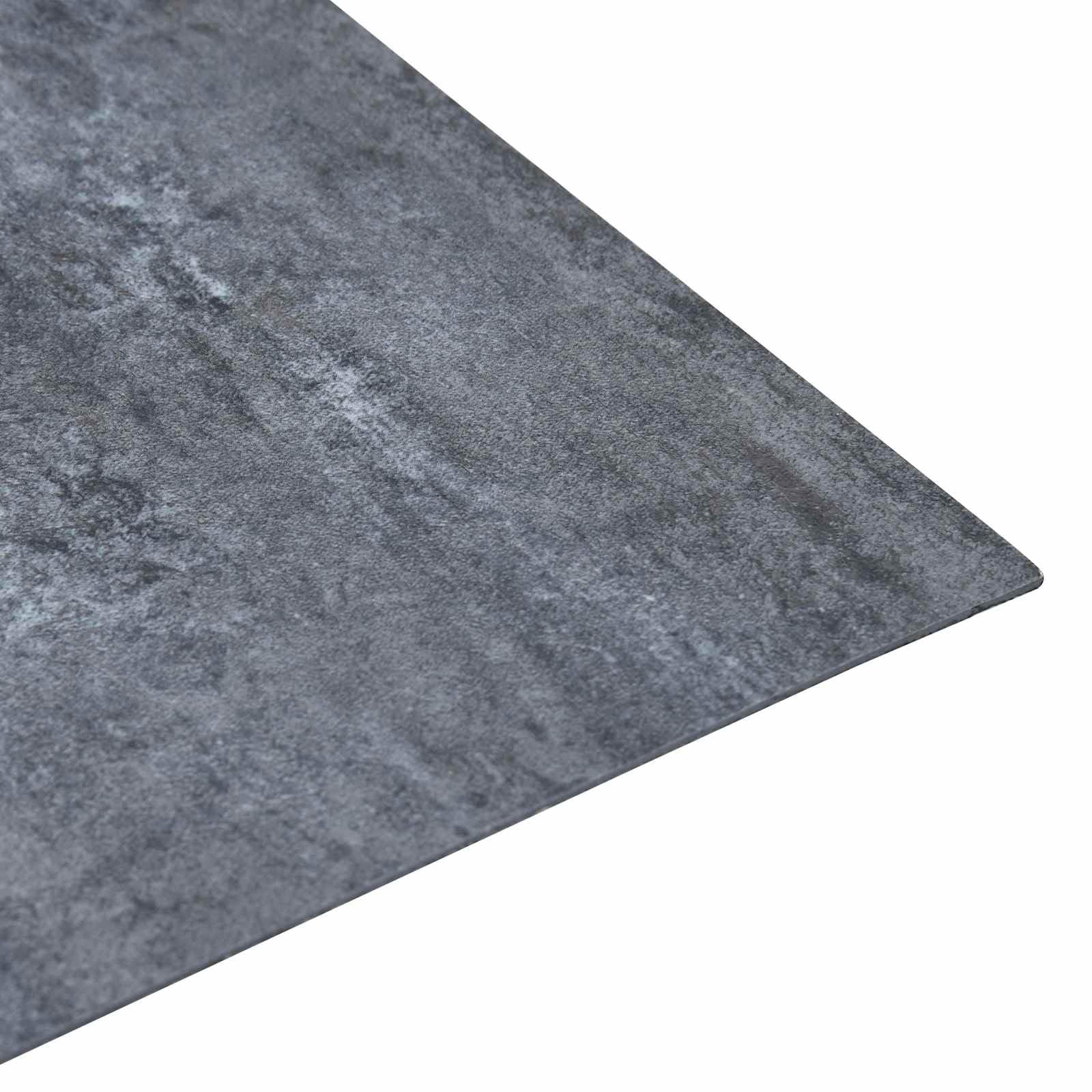 Baldosas autoadhesivas de PVC para suelo de mármol gris, 30,5 x 30,5 cm, 55 unidades