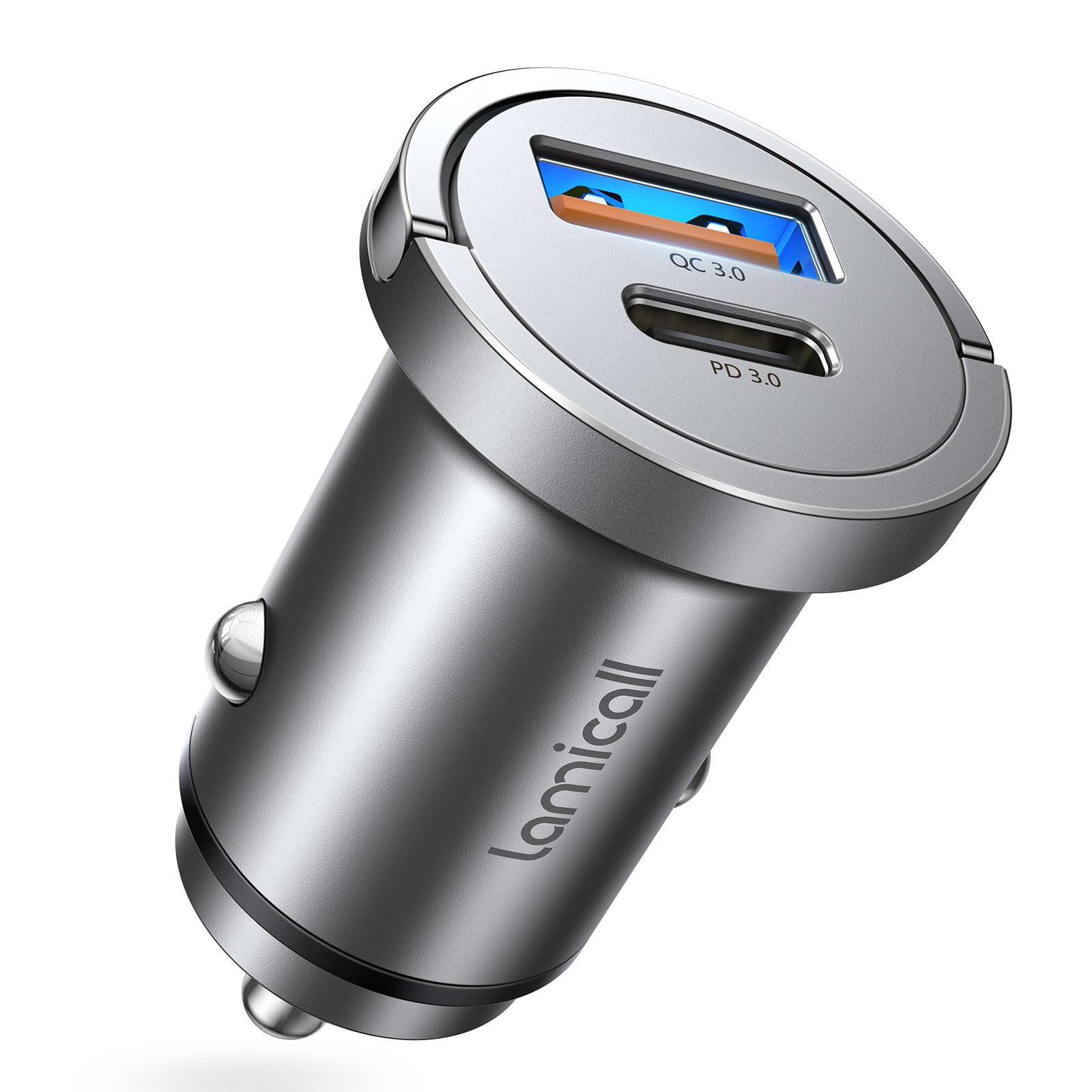 Lamicall 30W Zigarettenanzünder USB C Auto Ladegerät