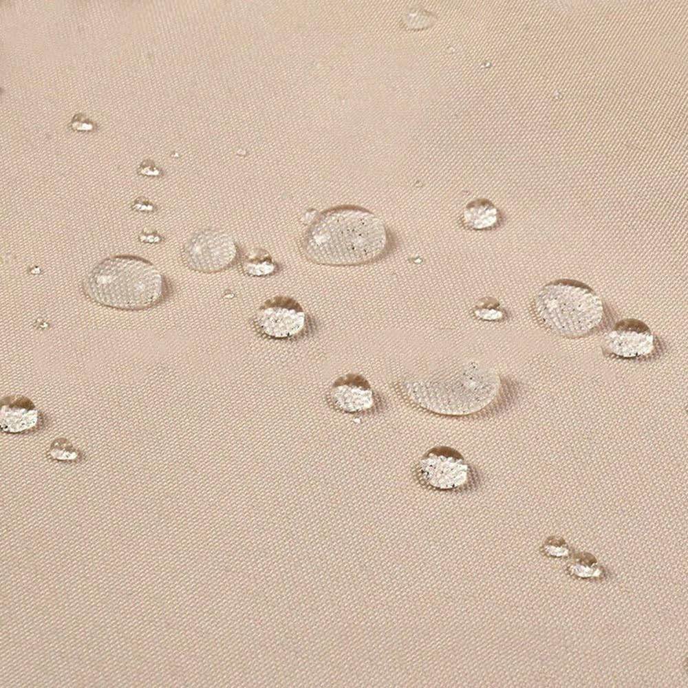 Copertura per Altalena da Giardino, 150 cm Copertura di Ricambio per Panca da Giardino, Impermeabile e Antistrappo Copertura per Sedia da Esterno, Adatto per Sedie a Dondolo da 2 e 3 Posti, Beige