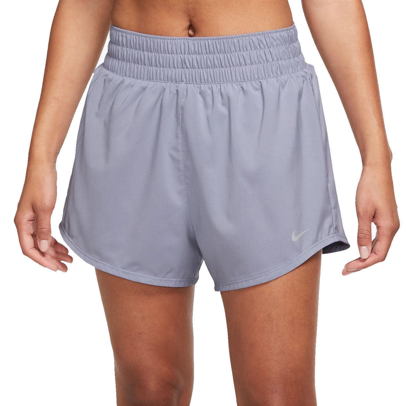NIKE DX6010-519 W NK ONE DF MR 3IN BR Short Shorts Women's Hellgrau Size M