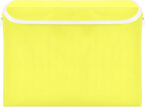 GAIGEO Moon Yellow - Caja de almacenamiento plegable de gran capacidad, organizadores de armario y almacenamiento