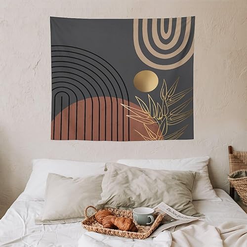 Miniatura 237 de Tapiz floral retro de los años 60 y 70, diseño hippie de primavera Groovy Flower Power Flower Boho para colgar en la pared, arte neutro para Hippie