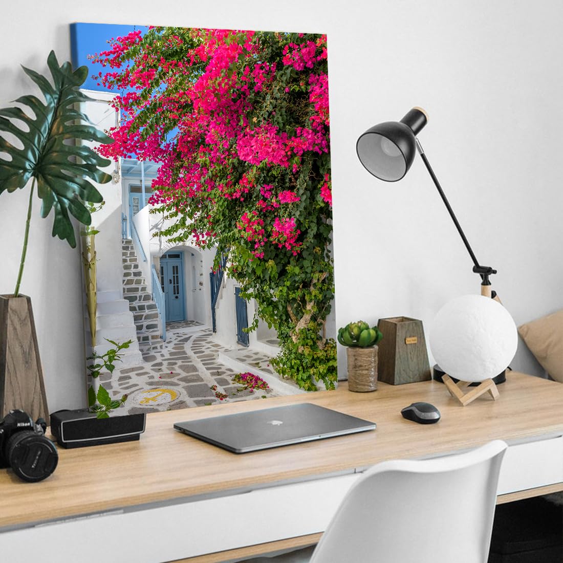 IHAPPYWALL Leinwand-Wandbild 'Bunte Gänseblümchen' – 61x91,4 Cm, Fertig Aufgezogen, Für Wohnzimmer, Schlafzimmer & Mehr