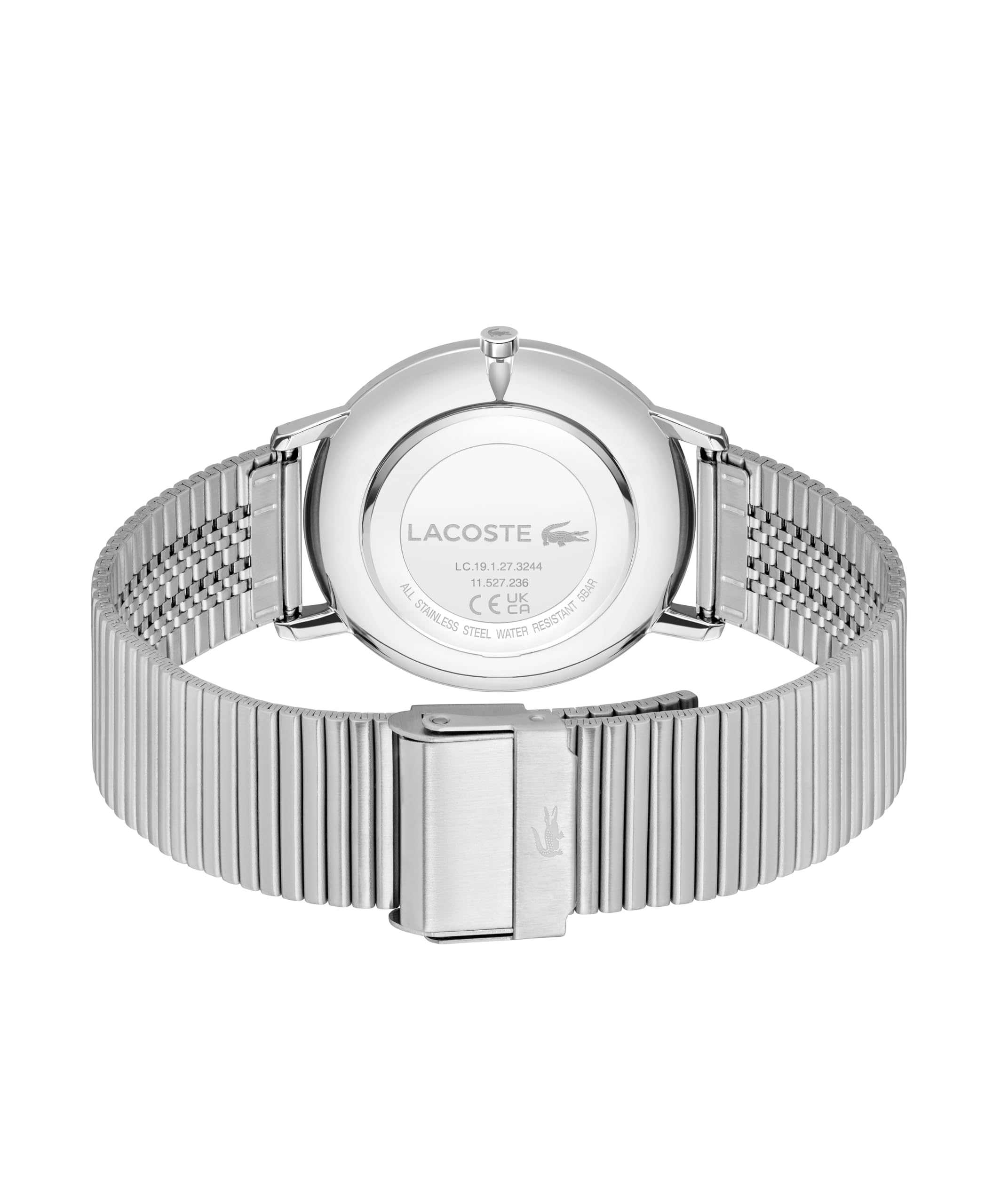 Lacoste Analog Quarzuhr für Herren Kollektion CROCORIGIN - Erhältlich mit Edelstahlarmband oder Lederarmband.