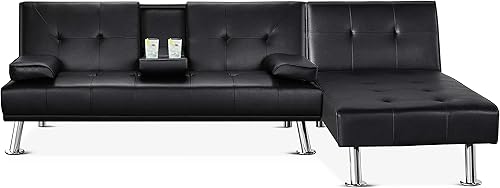 leather sectional with sleeper and recliner