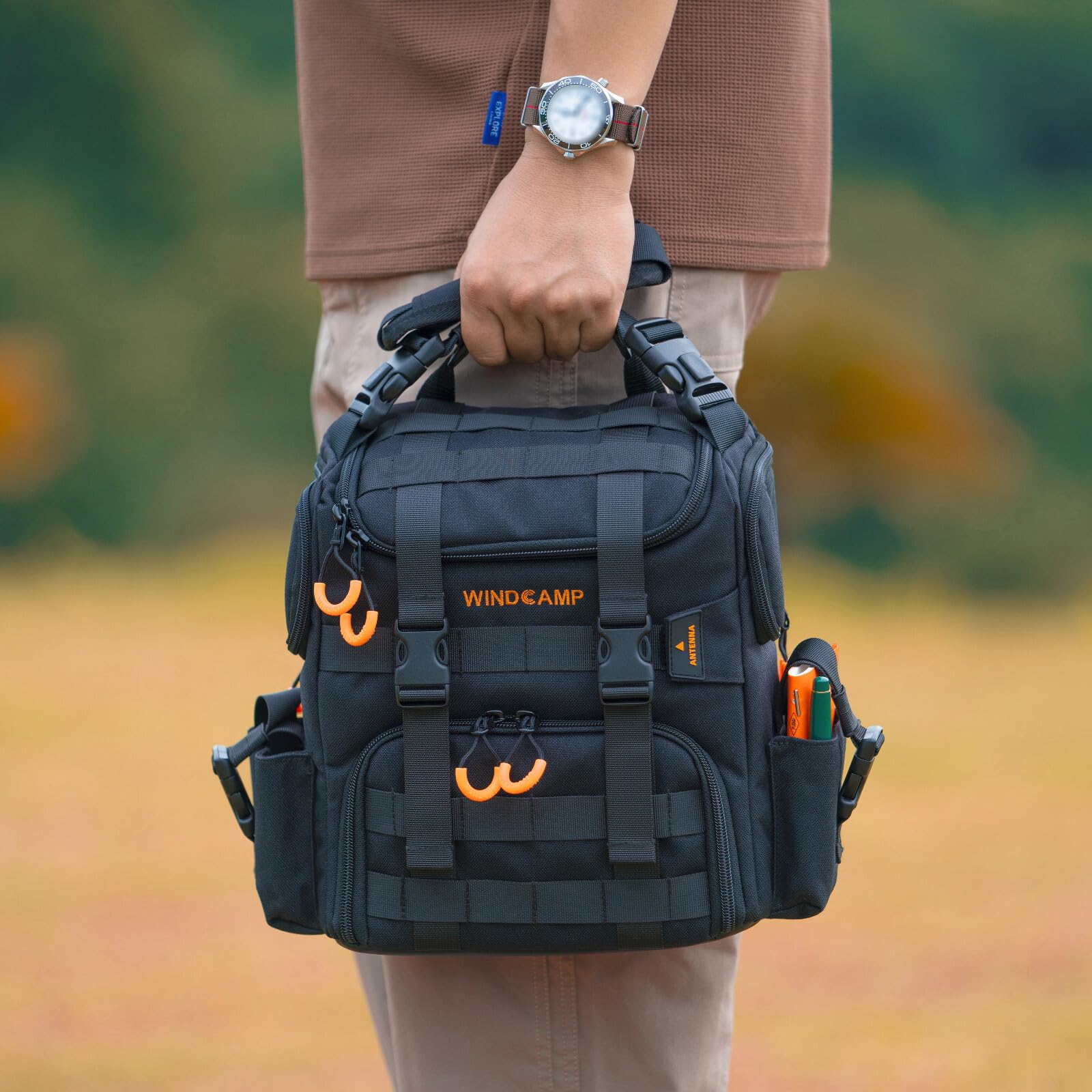 WINDCAMP 705 - Borsa per radio ICOM IC-705 FTX-1F, compatibile con LC-192 GO box, borsa a tracolla