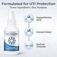 Vista 4 de UTI Guard - Spray de prevención de infecciones urinarias - externo, sin enjuague, suave y discreto, 3.4 onzas líquidas