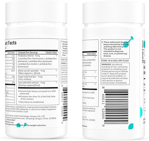 Miniatura 10 de Péptidos de colágeno para mujeres, suplemento de vitaminas y minerales de belleza, contiene vitamina D3, probióticos para mujeres y péptidos de